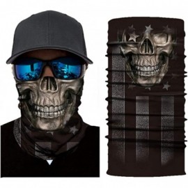 Balaclavas Multifunctional Headwear Protection Windproof Headband - D1-silver Skull - CS198E8Z2U6 $9.29