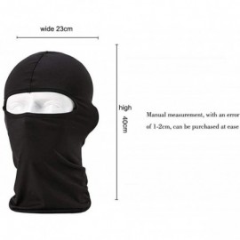 Balaclavas Balaclava Face Mask Men Summer Dust Uv Sun Breathable Mask for Hot Weather Women Outdoors Sports Scarf - Grey2 - C...