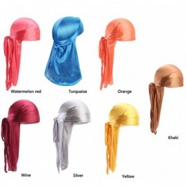 Baseball Caps Silky BandanaHat Girls Women Polyester Hair Wrap Rainbow Color Sunlucky AW2019 - I - CJ194T8U692 $9.03