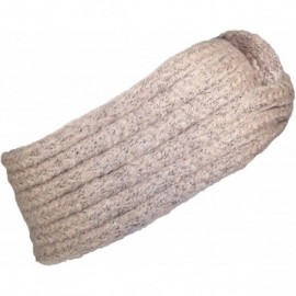 Cold Weather Headbands Womens Rib Stitch W/Twist Design Headband/Warmer (One Size) - Beige - CC12NBAEVPR $9.02