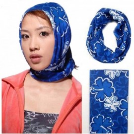 Balaclavas 6 PC Floral Bandana UV Face Shield Cover Balaclava Head Wrap for Fishing Cycling - Flower 6 - C8198D8UX64 $28.53