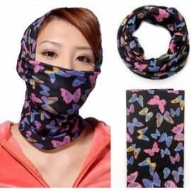 Balaclavas 6 PC Floral Bandana UV Face Shield Cover Balaclava Head Wrap for Fishing Cycling - Flower 6 - C8198D8UX64 $28.53