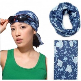 Balaclavas 6 PC Floral Bandana UV Face Shield Cover Balaclava Head Wrap for Fishing Cycling - Flower 6 - C8198D8UX64 $28.53