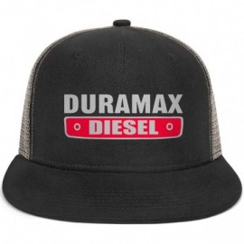 Baseball Caps Duramax Logo Women Mens Cute Baseball Cap Mesh Cap Dad Hats Visor Hats - Black Gray-74 - CR18WWADSAL $14.05