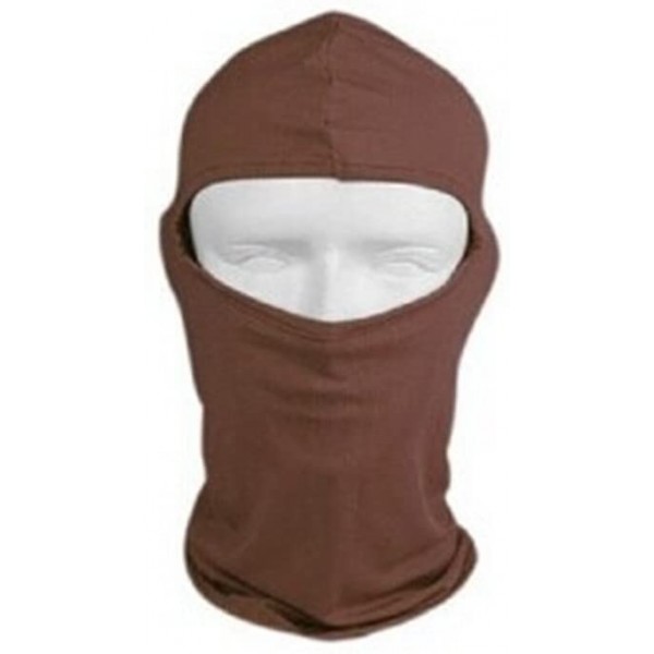 Balaclavas Cycling Lycra Balaclava Full Face Mask for Sun Uv Protection - Coffee - CK11O3GX2LN $13.08