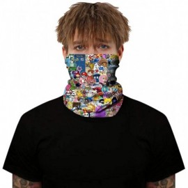 Balaclavas Bandana Rave for Men and Women Unisex Headwear Seamless Neck Gaiter - Pat6 - CG197XLW59O $14.55