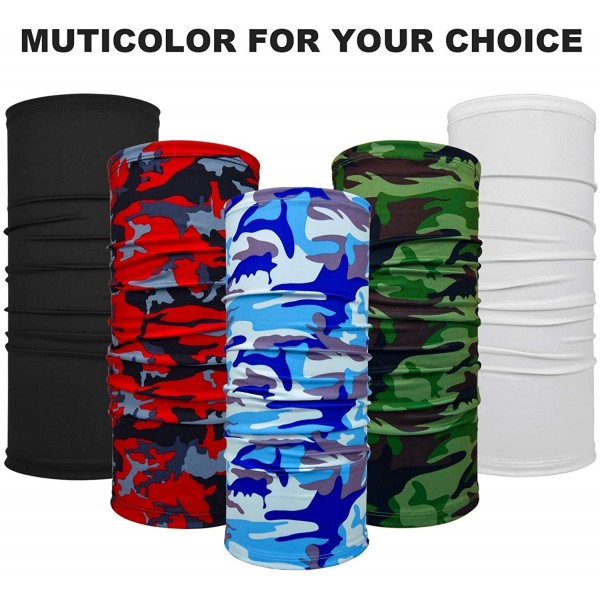 Scarf Bandanas Neck Gaiter Unisex Headwear Bandana Face Shield for ...