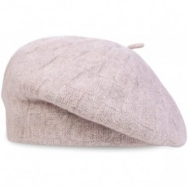 Berets Knit Berets for Women Winter Chic Skull Caps Slouchy Beanie Hat - Br016-beige - CL18A0KI3QC $15.00