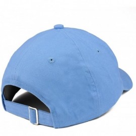 Baseball Caps Palm Tree Embroidered Dad Hat Adjustable Cotton Baseball Cap - Carolina Blue - CK185HR8LT2 $21.93