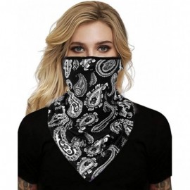 Balaclavas Fashion Bandanas 100% Cotton Paisley Print Head Wrap Scarf Wristband - Style 3 - CY1982YZX24 $9.56