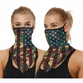 Balaclavas Face Scarf Bandana Ear Loops Face Rave Balaclava Men Women Neck Gaiters for Dust Wind Motorcycle Mask - CJ198ST0O6...