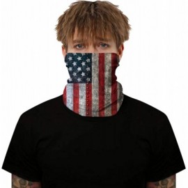 Balaclavas Camouflage American Flag Print Balaclava Bandana Neck Gaiter Scarf Headband - 4th of July - CF197WKT3Z3 $12.99