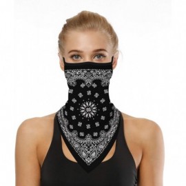 Balaclavas Bandana Face Mask with Ear Loops Women Men Neck Gaiter Motorcycle Summer Dust UV - 18 - CN198DZ5YKO $7.54