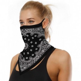 Balaclavas Bandana Face Mask with Ear Loops Women Men Neck Gaiter Motorcycle Summer Dust UV - 18 - CN198DZ5YKO $7.54