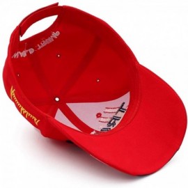 Baseball Caps Donald Trump Hat 2020 Keep America Great KAG MAGA with USA Flag 3D Embroidery Hat - Hat-12red - CA1935SEMKO $13.29