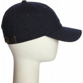 Baseball Caps Customized Letter Intial Baseball Hat A to Z Team Colors- Navy Cap Black White - Letter S - CC18ET7HGOO $12.95