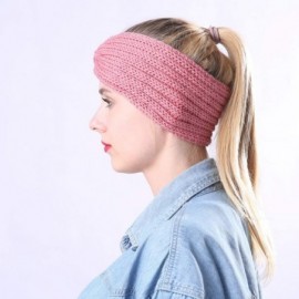 Cold Weather Headbands Women's Warm Crochet Turban Headband Bulky Crochet Twist Headwrap - A - C218LU3SN4Y $13.94