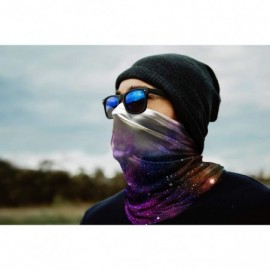 Balaclavas Bandana Gaiter Headwear Motorcycle Women - Galaxy-purple B - CP193QA6CR4 $10.35