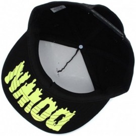 Baseball Caps Men Women Black Fuck Down Trucker Hat Snapback Baseball Brim Cap FFH143 - Black - CQ12O1YVKNU $8.72