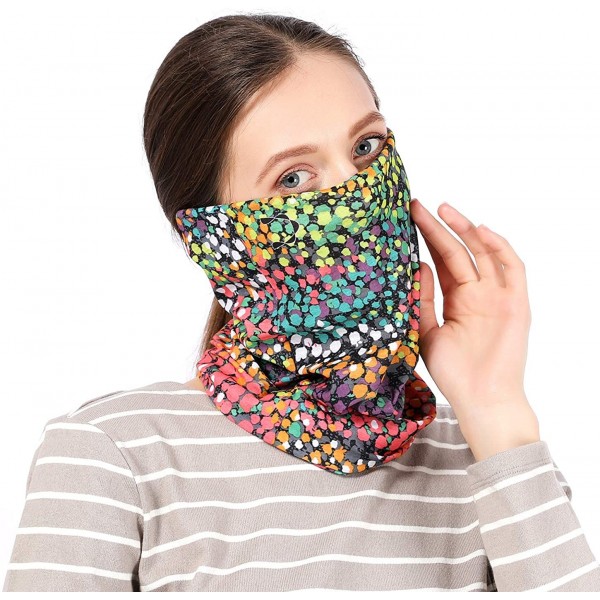 Balaclavas Summer Balaclava Womens Neck Gaiter Cooling Face Cover Scarf for EDC Festival Rave Outdoor - Br7 - CD198W3ISMS $13.92