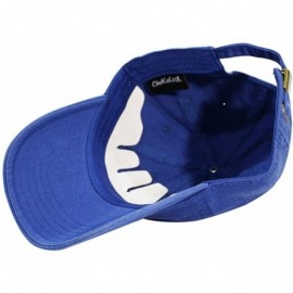 Baseball Caps Strip Club Veteran Dad hat Pre Curved Visor Cotton Ball Cap Baseball Cap PC101 - Royal - C61897WONND $16.17