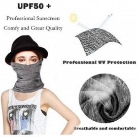 Balaclavas Sun UV Protection Neck Gaiter Washable Reusable Face Cover Dust Wind Bandana Balaclava Headwear for Women and Men ...