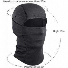 Balaclavas Balaclava - Breathable Face Mask Sun UV Protection for Motorcycle - Black - CK192ZI9NTS $12.51