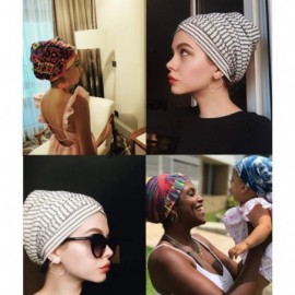 Headbands Easy Wearing African Head Wrap-Long Scarf Turban Shawl Hair Bohemian Headwrap - 001-colour27 - CF18USMKY6X $9.89