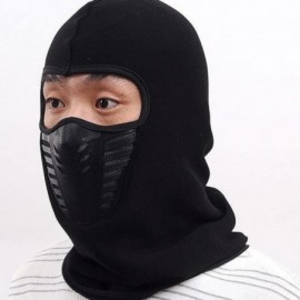 Balaclavas Balaclava Windproof Ski Mask Cold Weather Face Mask Motorcycle Neck Warmer or Tactical Balaclava Hood (Black) - CE...