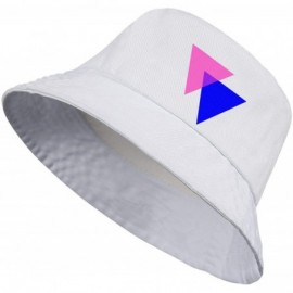 Sun Hats Unisex Bigfoot Flamingo Protection Packable - Bisexual Pride Triangles-1 - CD18WTYLO3U $15.78