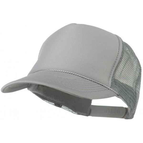 Baseball Caps Foam Front Golf Style Mesh Back Cap - Grey OSFM - C911LJV0XA7 $8.91