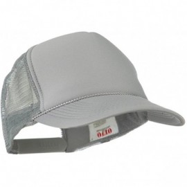 Baseball Caps Foam Front Golf Style Mesh Back Cap - Grey OSFM - C911LJV0XA7 $8.91