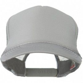 Baseball Caps Foam Front Golf Style Mesh Back Cap - Grey OSFM - C911LJV0XA7 $8.91