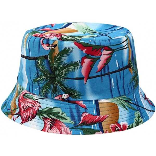 Men Women Fishing Hat Printing Double-Sided Wearing Visor Travel Folding  Basin Fishing Hat - C - CE18SU3T5O9