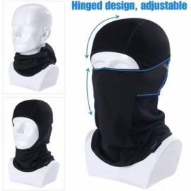 Balaclavas Balaclava Windproof Weather Snowboarding Motorcycling - 1 Pack Pure Black - CD18I5HHUQH $12.74