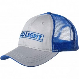 Baseball Caps Officially Licensed Bud Light Embroidered Logo Blue Baseball Cap - CM1827EN25T $16.03