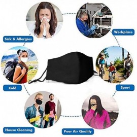 Balaclavas Men Women Kids Face Cover Reusable Mouth Cover Fashion Traveling Dust Covers - Black-141 - CL198L22Q9U $14.73