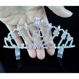 Headbands Eighteen Five Year Old Rhinestone Headpiece - 50 Silver - C718W5OZO7T $24.36