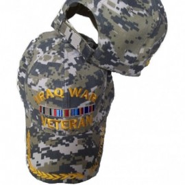 Baseball Caps Iraq War Veteran Camo Style Embroidered Baseball Cap Ball Hat Iraqi Freedom - CF112G53FMT $11.44