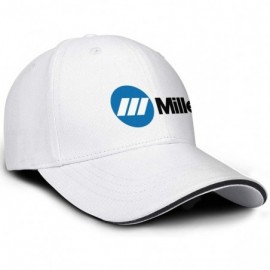 Baseball Caps Mens Miller-Electric- Baseball Caps Vintage Adjustable Trucker Hats Golf Caps - White-84 - CV18ZLEZ00C $13.47