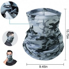 Balaclavas Neck Gaiter Balaclava Bandana Headwear- Ice Silk Cooling Sports Face Scarf for Dust Outdoors - Classic Camo - CG19...