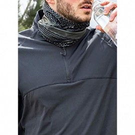 Balaclavas Seamless Unisex Scarf Balaclava Bandana Headwear Neck Gaiter - Black-2 - CZ198GGYAQX $15.09