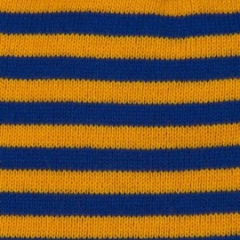 Skullies & Beanies Trendy Striped Beanie - Royal Yellow - CC1156XIB2R $14.81