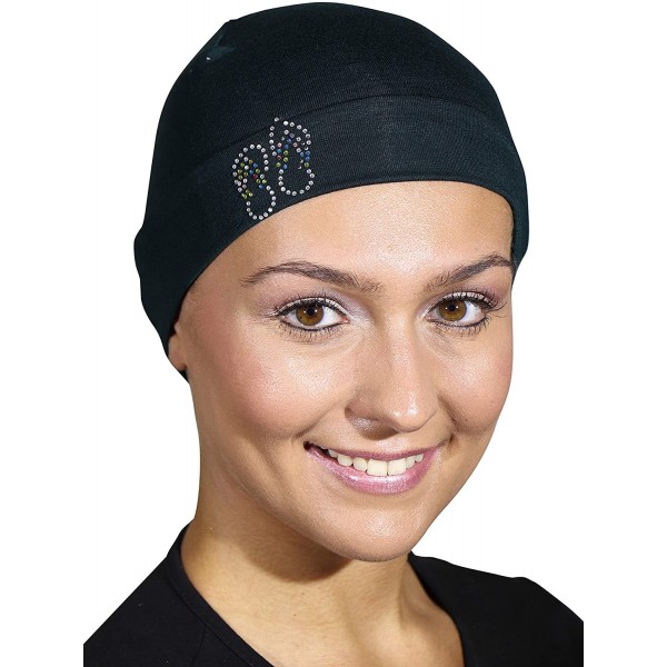 Skullies & Beanies Womens Soft Sleep Cap Comfy Cancer Hat with Studded Flip-Flops Applique - Navy - CP12O0TFO94 $13.02