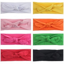 Headbands Women Headbands Turban Headwraps Hair Band Bows Accessories for Fashion Or Sport (Solid Color 8pcs) - CN12N9GCRKI $...