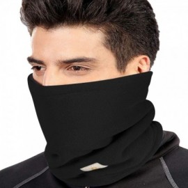 Balaclavas Neck Warmer Gaiter for Men & Women-Balaclava Half Mask-Face Mask Cover - Black - CC193E762C0 $13.29