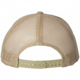 Baseball Caps Flexfit Retro Trucker Hat - Khaki - CR12CLXLLJT $9.98