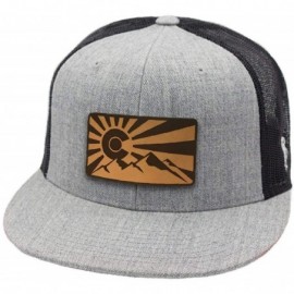 Baseball Caps The Rocky Mountain Flat Trucker - Camo/Black - CT18IGR2690 $28.60