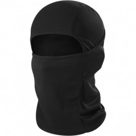 Balaclavas Balaclava Face Mask Adjustable Windproof UV Protection Hood - Black - C717AAYIX8M $12.20