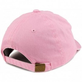 Baseball Caps Established 1960 Embroidered 60th Birthday Gift Pigment Dyed Washed Cotton Cap - Pink - CH180MWYIAC $20.83